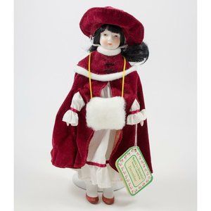 Russ Months To Remember DECEMBER 9" Porcelain & Cloth Collectible Doll w/Tag